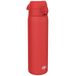 ION8 Lekvrije slanke waterfles, roestvrij staal, rood, 600 ml