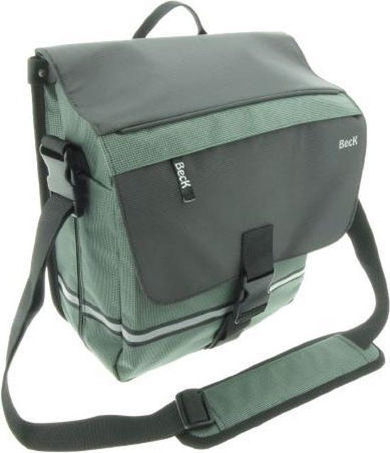 Beck YES! Single fietstas - Groen - 14 l - Achter - Stadsfiets