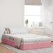 Maison Exclusive Lit Ottoman exclusif, revêtement en velours rose, dimensions 120 x 200 cm
