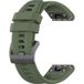 Techsuit W060 Bracelet pour Garmin Instinct / Approach / Fenix Watch Series, 20mm, Vert Foncé