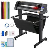 OEM VEVOR vinylsnijmachine, 720 mm vinylplotter, plottersnijder met LED-scherm, semi-automatische, geïntegreerde optische sensor voor nauwkeurige positionering, compatibel met SignMaster-software voor Windows-systemen, inclusief standaard