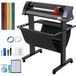 OEM VEVOR vinylsnijmachine, 720 mm vinylplotter, plottersnijder met LED-scherm, semi-automatische, geïntegreerde optische sensor voor nauwkeurige positionering, compatibel met SignMaster-software voor Windows-systemen, inclusief standaard