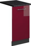 Vicco Fame-Line Vaatwasserfrontpaneel – 45 cm, WB Antraciet Bordeauxrode hoogglans