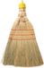Sorex Stro bezem met houten Steel - 142 cm - binnen bezem