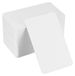 Blanco indexkaarten - 8,8 x 5,2 cm - Wit kraftpapier - Dubbelzijdig beschrijfbaar - 150 stuks