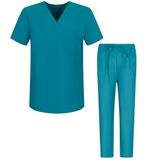MISEMIYA - Uniformset uniseks blouse – medisch uniform met bovendeel en broek – Ref.6801-6802 – XXL, Turquesa