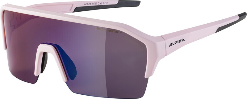 Alpina Ram HR HM+ Glasses, light rose matt/blue mirror