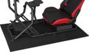 WES BV Race Cockpit Tapis de sol Antidérapant - XL 150 cm x 90 cm - Noir