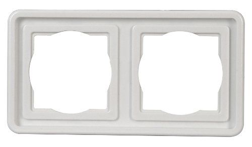 Kopp 302402074 afdekframe inbouw vochtige ruimte, 2-voudig, arctic