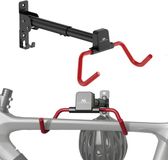 Maclean - Fietsbeugel - fietsrek - wandhouder, horizontaal, staal, max. belasting 30 kg, hoekverstelling, MC-172