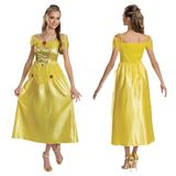 DISGUISE Belle Basic Plus Adult (Eu) Disney Prinses Fancy Dress Vrouwen, Multi, L