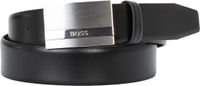 BOSS leren heren riem - zwart