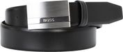 BOSS leren heren riem - zwart