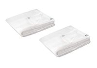 Kippen 6057X - 2 stuks transparante netzeilen, afmetingen 3 x 3 m, gewicht 130 g/m²