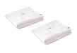 Kippen 6057X - 2 stuks transparante netzeilen, afmetingen 3 x 3 m, gewicht 130 g/m²