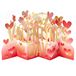 Hallmark Valentijnsdag kaart, Jumbo, groot, 3D Ombre roze hart ontwerp