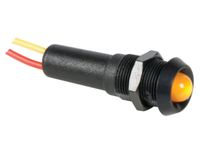Lütze Seder Led Lamp 24V Geel - Zwarte Behuizing
