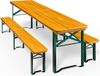Casaria Tuinset - Biertafel met Banken Inklapbaar 220cm - 10 Personen