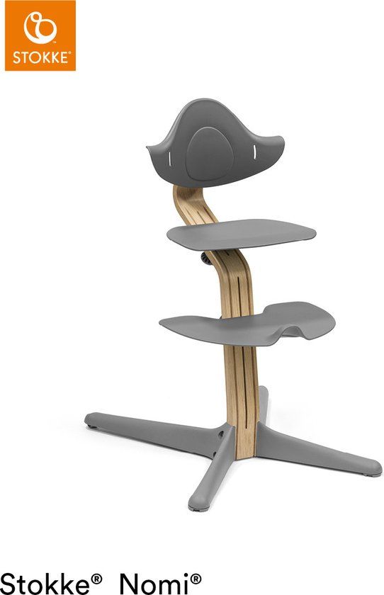 Stokke® Nomi Kinderstoel - Oak - Grey