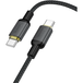 HOCO X128 Benefit Câble USB-C vers USB-C Données et Charge, 60W, 1m, Noir