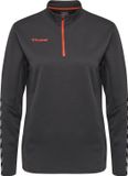 Hummel Dames-sweater met lange mouwen Hmlauthentic Half Zip Wo 204929