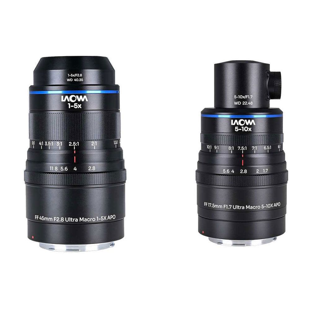Laowa Aksen 2-lens Bundel 45mm f/2.8 + 17.5mm f/1.7 (Coax Ill) Canon EF-mount