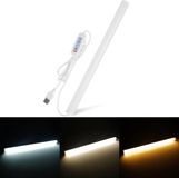 Merkloos 12 Inch LED Light Bar – USB, 3 Kleuren, Magnetisch, Dimbaar – Mat Deksel voor Bureau, Kast, 3D Printer & Wastafel