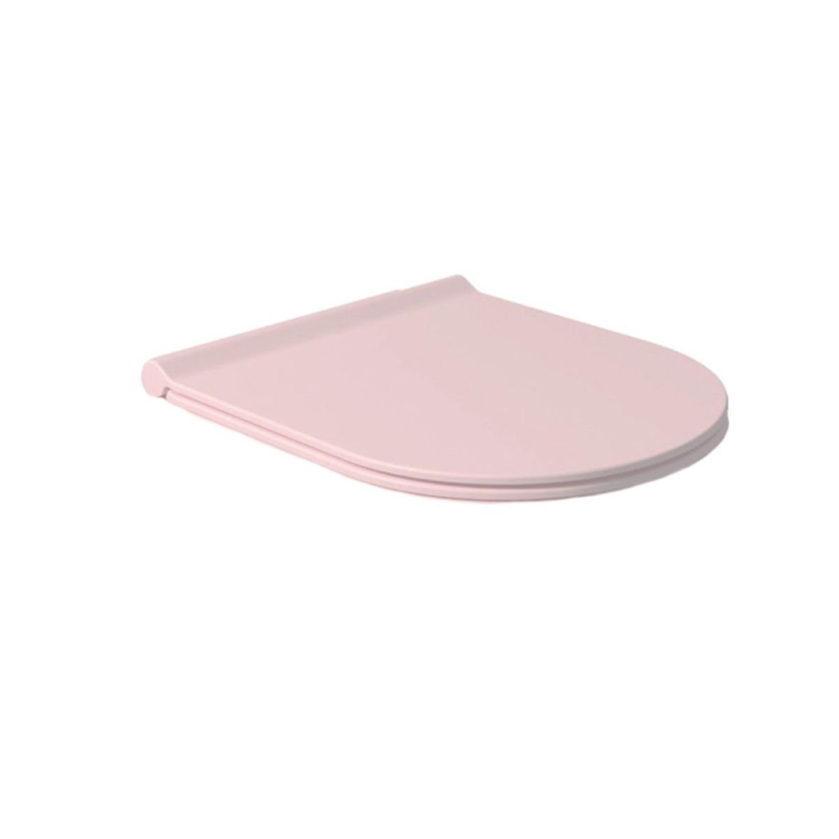 Salenzi Toiletbril Form Slim Mat Roze Quickrelease Softclose Toiletzitting - 8719304469131