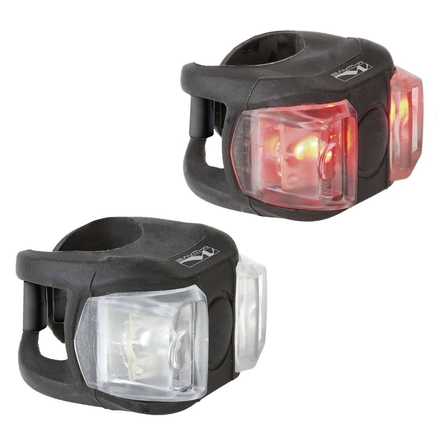 M-Wave Cobra Set - Verlichtingsset - LED - Batterij - Zwart