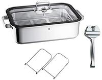 WMF Vitalis Aroma stoompan - 41 x 27 x 10 cm - Cromargan roestvrij staal ongecoat