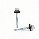 TWISTEC Zelfborende Dakschroeven 4,8 x 20 mm – RAL 9010 Zuiver wit – 100 stuks
