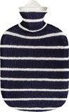 Sänger Housse rayée bleu et blanc - Marine - Bouillotte