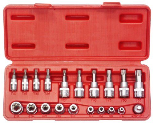 Famex 10520 Schroevendraaierset voor Torx-schroeven, 20-delig