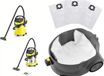 Kärcher 5 sacs à poussière compatibles avec WD4, WD5, WD6, MV4, MV5, MV6 - Remplacement de Kärcher 2.863-006.0
