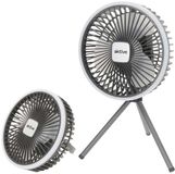 Aktive Multifunctionele Ø Usb Draagbare Ventilator 17 Cm Zilver