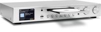 TechniSat DIGITRADIO 143CD (V3) - DAB+/FM/Internet Radio - CD - Bluetooth - Wi-Fi - Silver