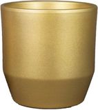 Bela Arte Joly Plant Pot - Ceramic - Gold - 17.5 x 16 cm