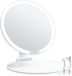 Merkloos / Sans marque Shenzhen Haorui Industrial Technology Co., Ltd. Dimbare make-upspiegel met verlichting - opvouwbaar voor reizen - met vergroting