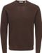 Only & Sons Trui Onshay Reg Ls Structure Crew Knit L 22035132 Demitasse Mannen Maat - S