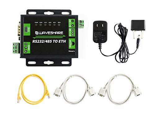 Waveshare Industrial RS232/RS485 to Ethernet Converter Dual Serial Ports