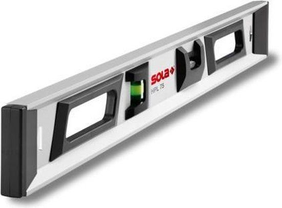 Sola HPL 75 Precisie-waterpas - 75cm - Aluminium - Zwart/Grijs