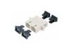 Alcasa LW-KUSCK glasvezeladapter SC/SC Wit