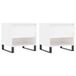 VidaXL Salontafel Hoogglans Wit 50x46x50 cm Set van 2