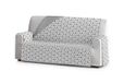 Eysa Nordic bankovertrek, polyester, C/6 grijs-grijs, 2-zits 115 cm. Geschikt voor banken van 120 tot 170 cm.