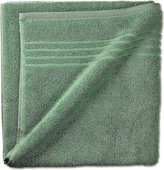Kela Leonora Badhanddoek - Salie Groen - Katoen - 90x200cm