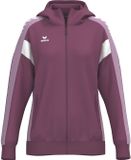 Erima Celebrate 125 Trainingsjack Met Capuchon Dames - Burgundy / Lavender | Maat: 38