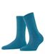 FALKE Declivity eenkleurig wol sokken dames blauw - maat 35-38