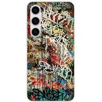 Samsung Galaxy S25 Siliconen hoesje - graffiti ontwerp 1