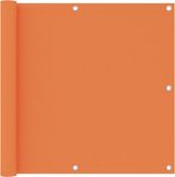 vidaXL Balkonscherm 90x500 cm Oxford Stof Oranje