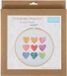 Trimits Borduurpakket met borduurring: Ombre Hearts